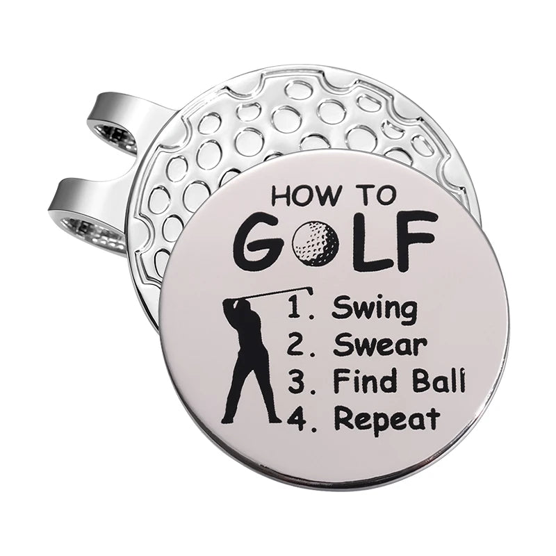 Magnetic Golf Ball Marker Hat Clip Silver Cap Accessory Golf Gift-Mainland China-Golf World-Golf World