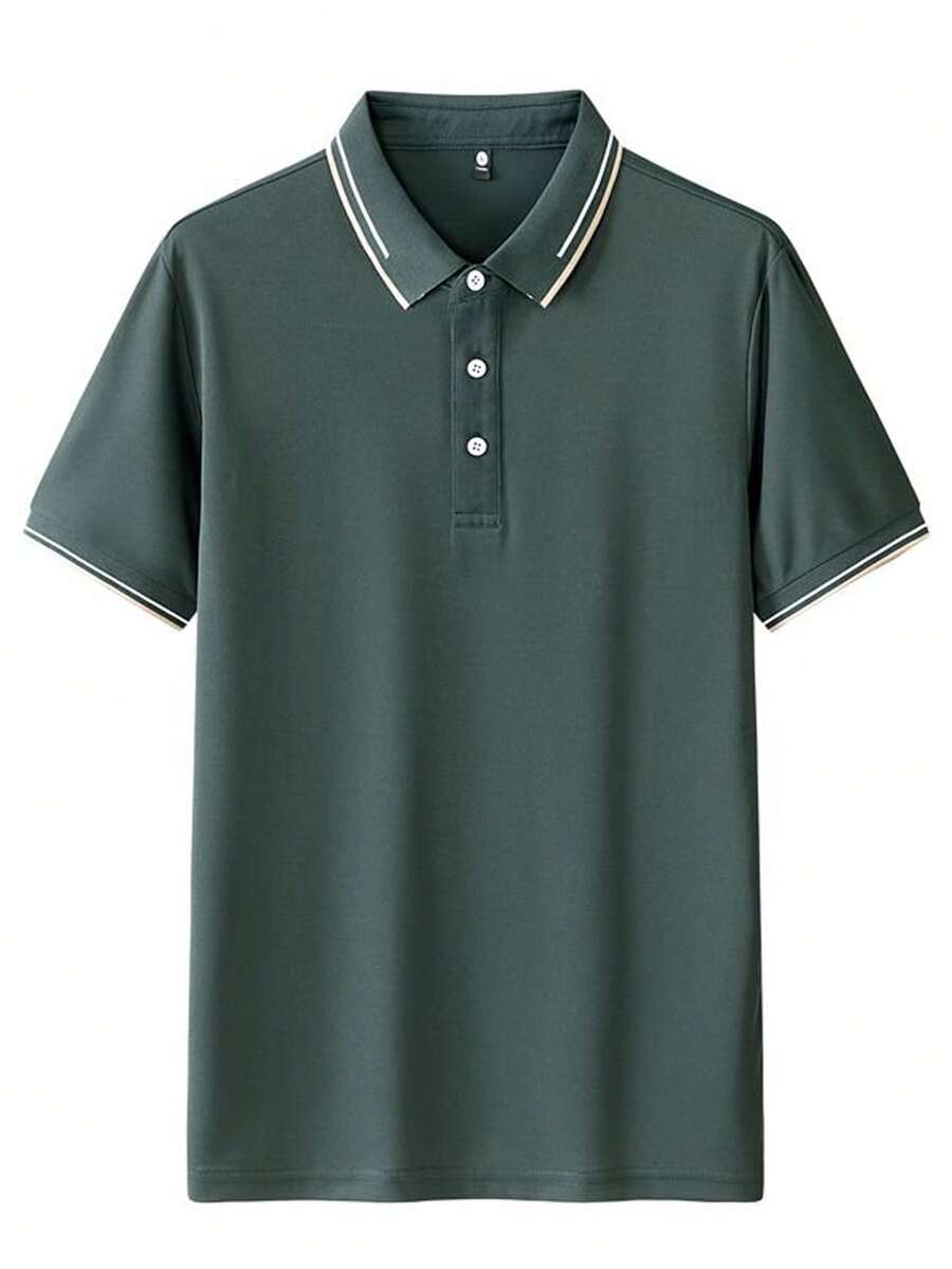 Womens Lightweight Breathable Quick Dry Short Sleeve Polo Shirt for Summer-Women Tops, Blouses & Tee-Golf World-Shein