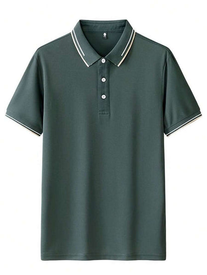 Womens Lightweight Breathable Quick Dry Short Sleeve Polo Shirt for Summer-Women Tops, Blouses & Tee-Golf World-Shein