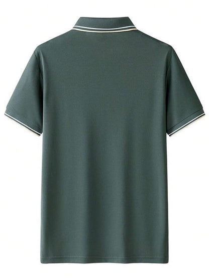 Womens Lightweight Breathable Quick Dry Short Sleeve Polo Shirt for Summer-Women Tops, Blouses & Tee-Golf World-Shein