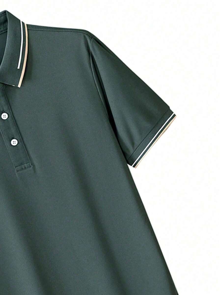 Womens Lightweight Breathable Quick Dry Short Sleeve Polo Shirt for Summer-Women Tops, Blouses & Tee-Golf World-Shein