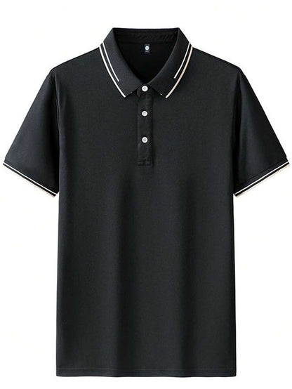 Womens Lightweight Breathable Quick Dry Short Sleeve Polo Shirt for Summer-Women Tops, Blouses & Tee-Golf World-Shein
