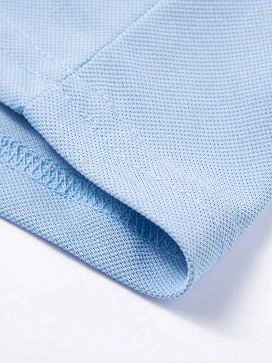 Womens Lightweight Breathable Quick Dry Short Sleeve Polo Shirt for Summer-Women Tops, Blouses & Tee-Golf World-Shein