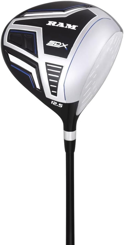 Ram Golf SDX Mens Right Hand Golf Club Set With Bag Graphite Steel Shafts--Golf World-Golf World