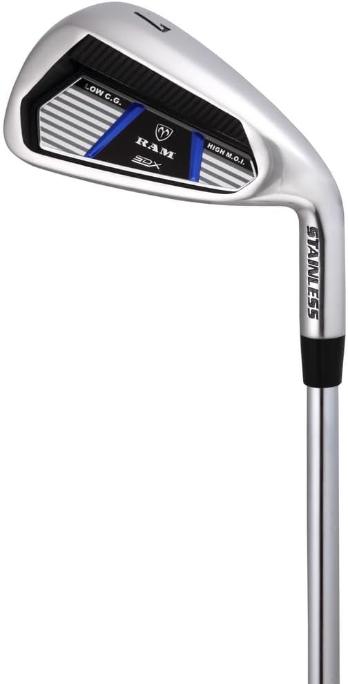Ram Golf SDX Mens Right Hand Golf Club Set With Bag Graphite Steel Shafts--Golf World-Golf World
