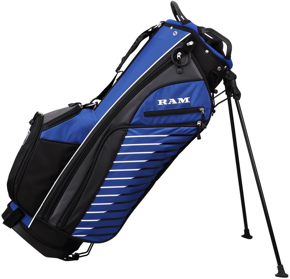 Ram Golf SDX Mens Right Hand Golf Club Set With Bag Graphite Steel Shafts--Golf World-Golf World