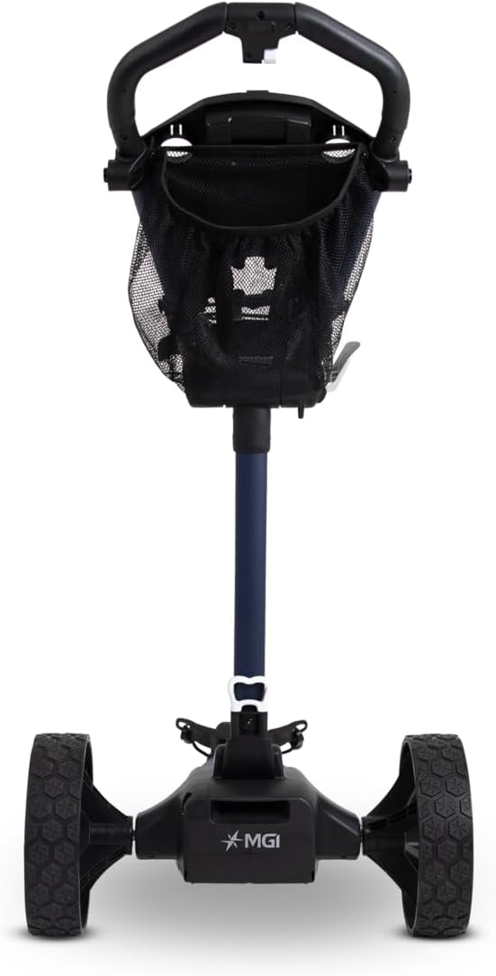 MGI E-Boost Electric Assist Push Golf Cart, Matte-Navy