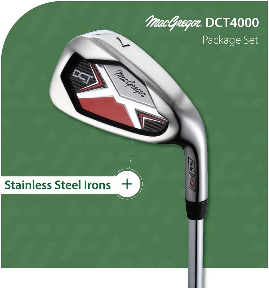MacGregor Golf DCT4000 Mens Right Hand Golf Club Set With Stand Bag--Golf World-Golf World