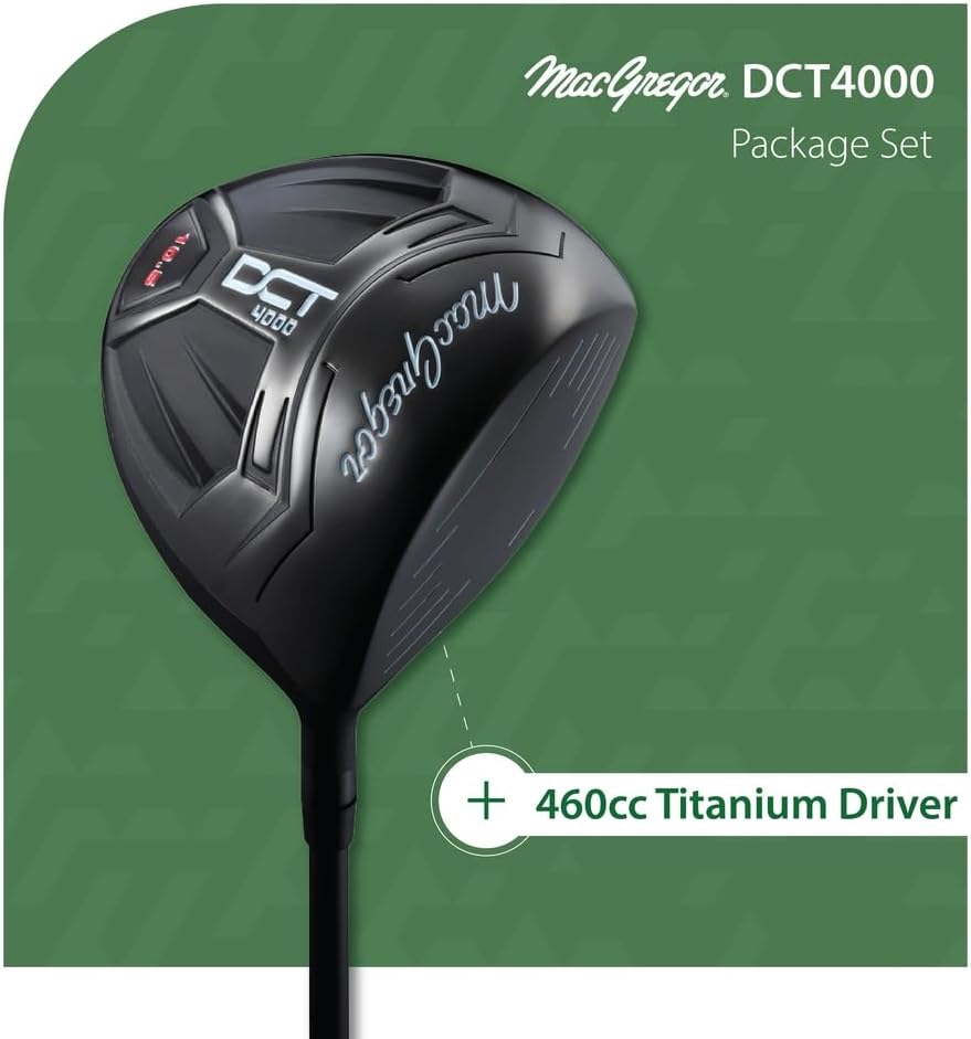 MacGregor Golf DCT4000 Mens Right Hand Golf Club Set With Stand Bag--Golf World-Golf World