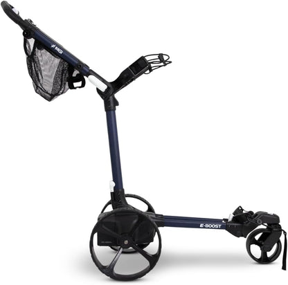 MGI E-Boost Electric Assist Push Golf Cart, Matte-Navy