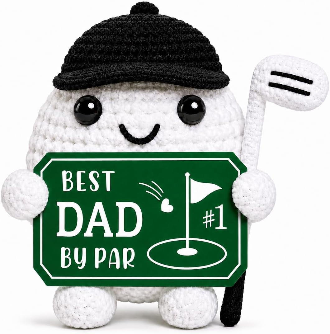 Golf Gifts for Dad Men Crochet Golf Christmas Stocking Stuffers for Men