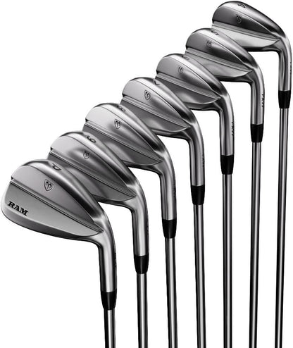 Ram Golf FX77 Stainless Steel Players Distance 4-PW Iron Set, Mens Left Hand
