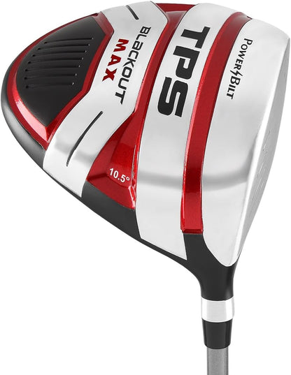Powerbilt TPS Blackout Max Men's 10.5 Degree Black Red Driver With Headcover--Golf World-Golf World