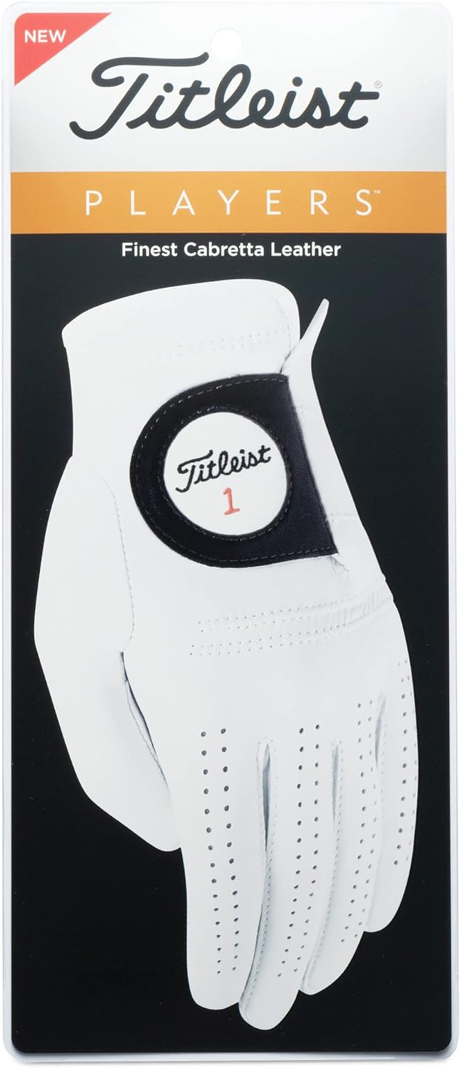 Titleist Players Mens Cadet Small Pearl Leather Breathable Golf Glove--Golf World-Golf World