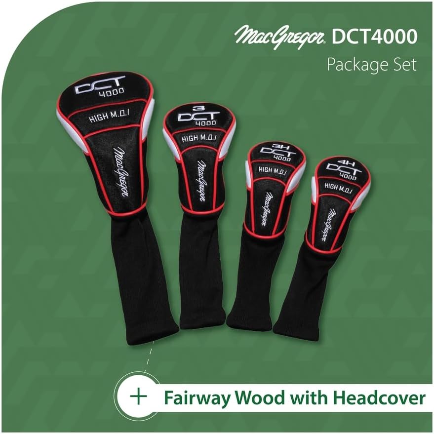 MacGregor Golf DCT4000 Mens Right Hand Golf Club Set With Stand Bag--Golf World-Golf World