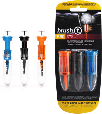 Brush T Premium Golf Tees With Consistent Height For Any Golf Ball--Golf World-Golf World