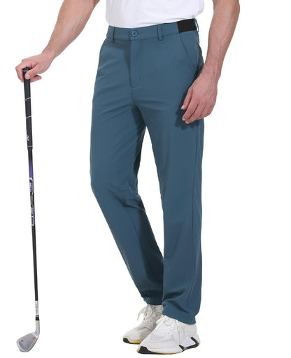 JHMORP Men's Golf Pants Stretch Light Dress Casual Work Pants with Pockets