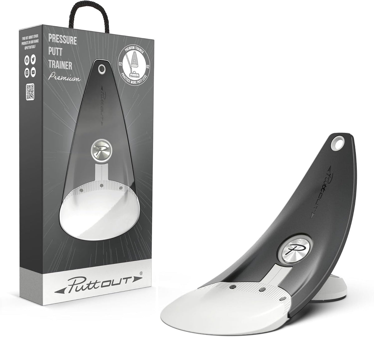 PuttOUT Premium Pressure Putt Trainer for Golf Putting Practice Stone--Golf World-Golf World