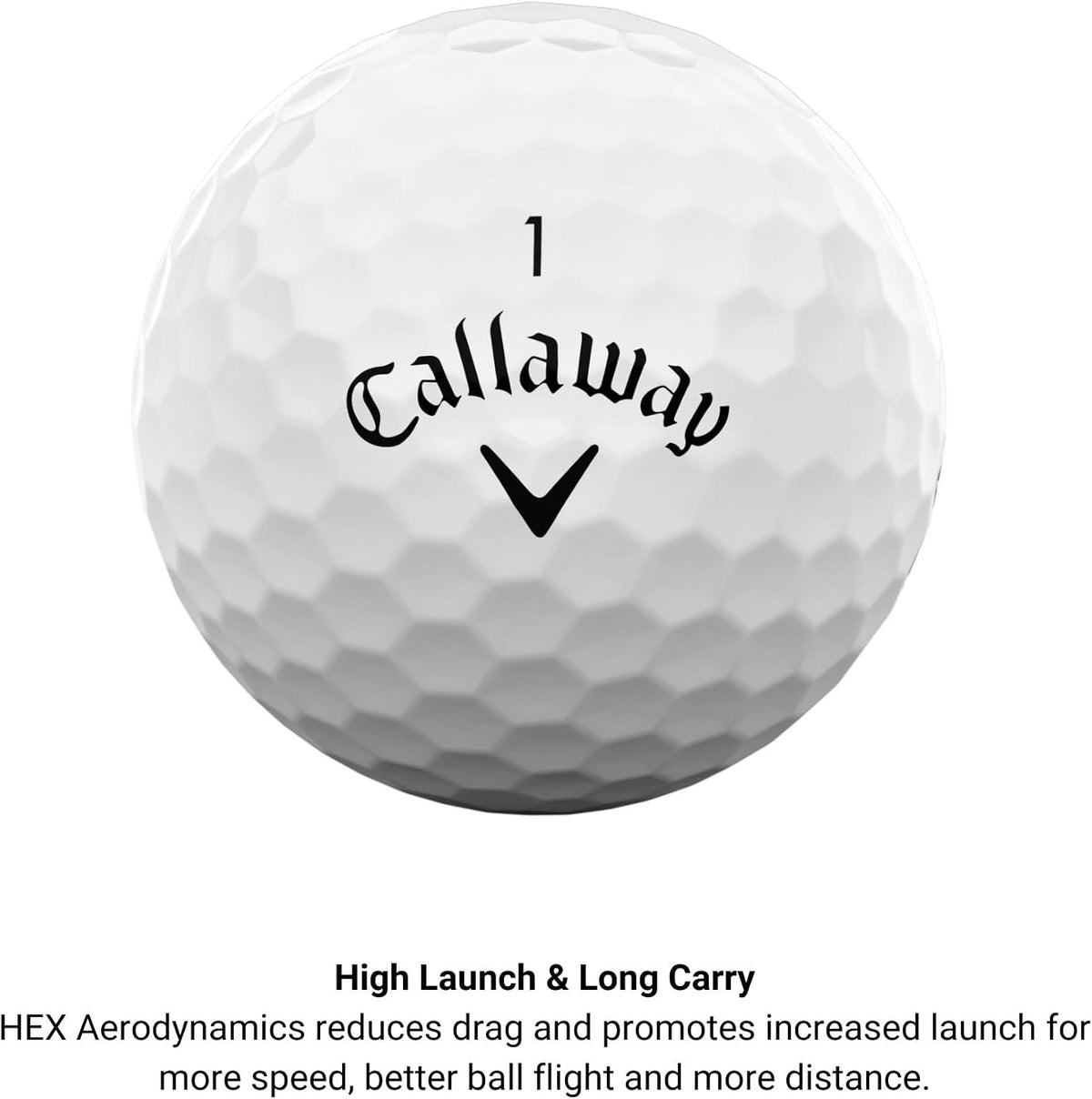 Callaway Golf Warbird Golf Balls (2023, 24 Ball Pack, White)