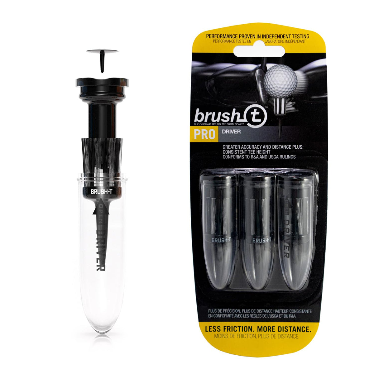 Brush T Premium Golf Tees With Consistent Height For Any Golf Ball--Golf World-Golf World