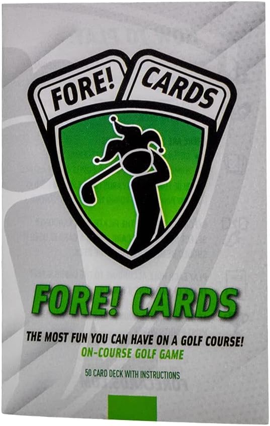 On-Course Golf Game | Fun Interactive Golf Game | Spice Up Your Next Round | 50 Card Deck Makes Every Hole a Different Challenge | Perfect for Any Golfer