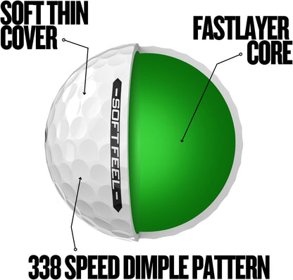 Srixon Soft Feel13 Golf Balls, Unisex Adult