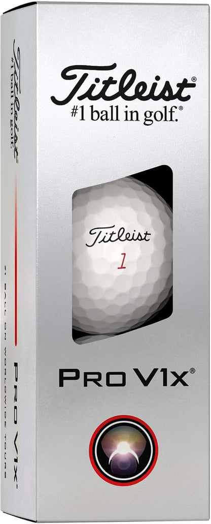 Titleist Pro V1x 2025 Golf Balls Higher Flight More Spin Performance--Golf World-Golf World