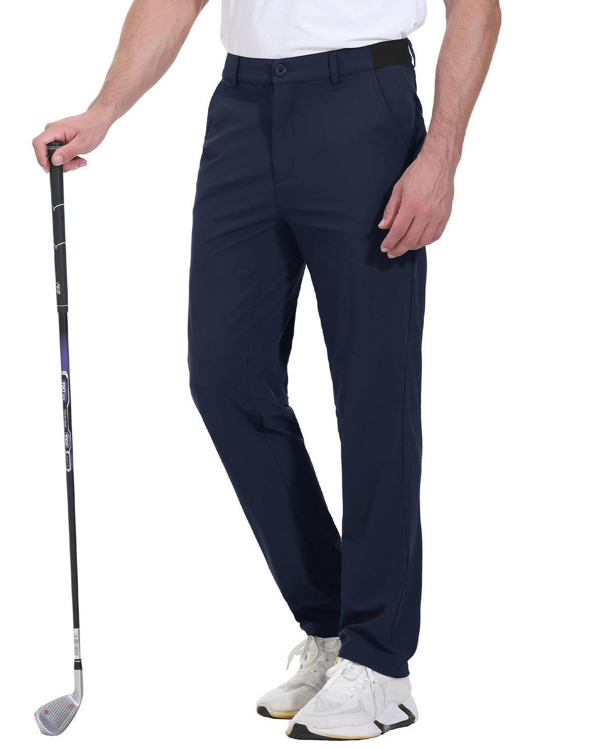 JHMORP Men's Golf Pants Stretch Light Dress Casual Work Pants with Pockets