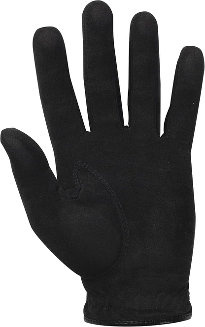 FootJoy Men's RainGrip Breathable Golf Gloves Black Medium Large Pair--Golf World-Golf World