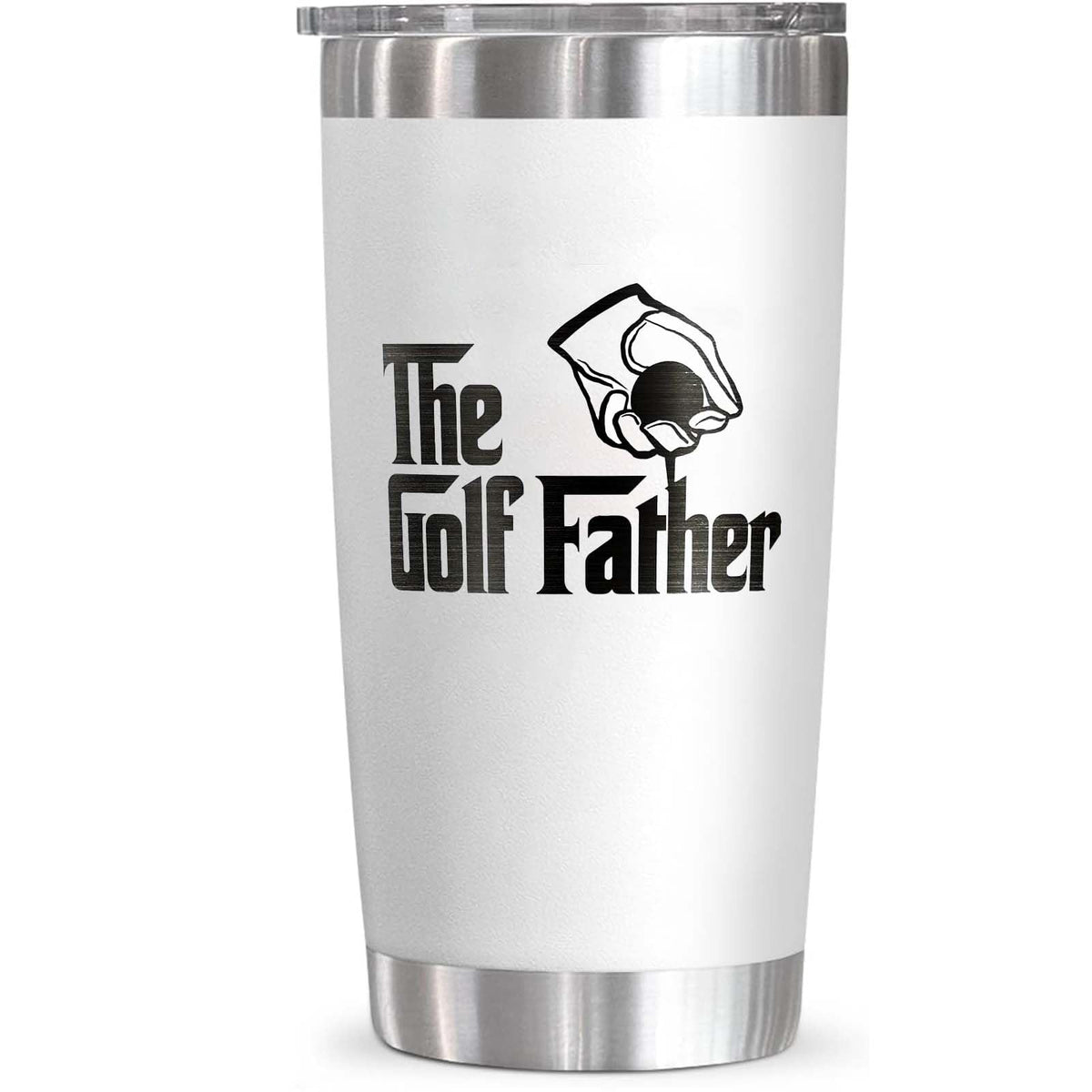 Best Ever 20oz Cup, Golf Presents for Men - Golfer Gifts for Men Unique - Funny Golf Gifts for Him, Father, Dad Uncle, Husband Boyfriend, Golf Lovers