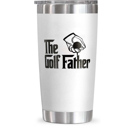 Best Ever 20oz Cup, Golf Presents for Men - Golfer Gifts for Men Unique - Funny Golf Gifts for Him, Father, Dad Uncle, Husband Boyfriend, Golf Lovers
