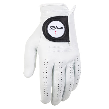 Titleist Players Mens Cadet Small Pearl Leather Breathable Golf Glove--Golf World-Size:Large-hand_orientation:Left-Golf World