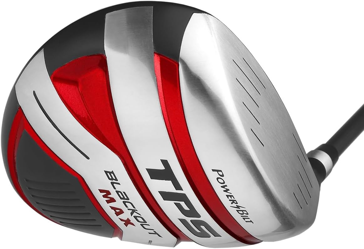 Powerbilt TPS Blackout Max Men's 10.5 Degree Black Red Driver With Headcover--Golf World-Golf World