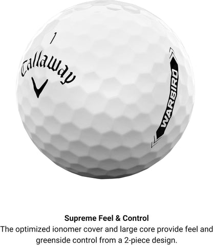Callaway Golf Warbird Golf Balls (2023, 24 Ball Pack, White)