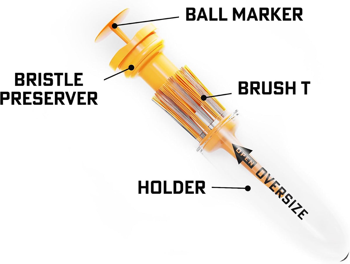 Brush T Premium Golf Tees With Consistent Height For Any Golf Ball--Golf World-Golf World