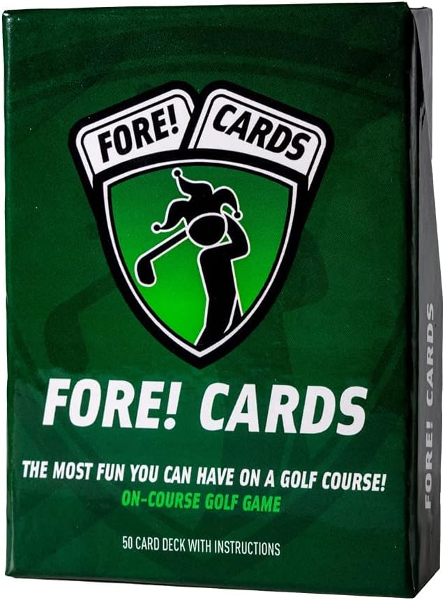 On-Course Golf Game | Fun Interactive Golf Game | Spice Up Your Next Round | 50 Card Deck Makes Every Hole a Different Challenge | Perfect for Any Golfer