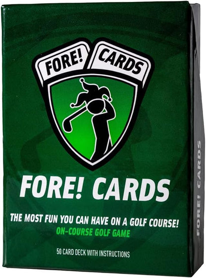 On-Course Golf Game | Fun Interactive Golf Game | Spice Up Your Next Round | 50 Card Deck Makes Every Hole a Different Challenge | Perfect for Any Golfer