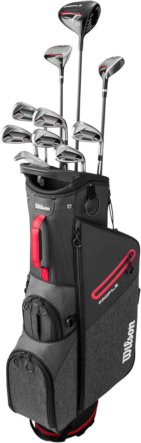 Wilson Men's Profile Complete Golf Set With Stand Bag Right Hand Regular--Golf World-Golf World