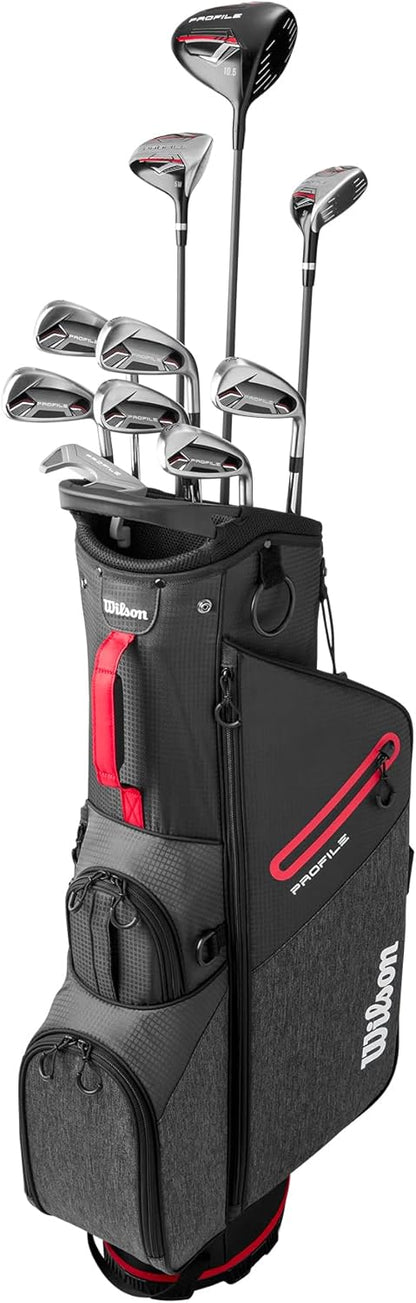 Wilson Men's Profile Complete Golf Set With Stand Bag Right Hand Regular--Golf World-Golf World