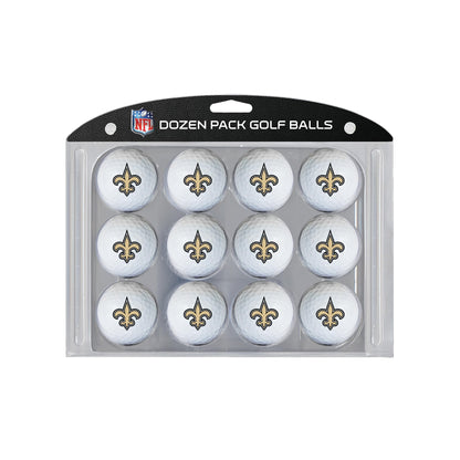 Team Golf NFL Dozen Regulation Size Golf Balls, 12 Pack, Full Color Durable Team Imprint
