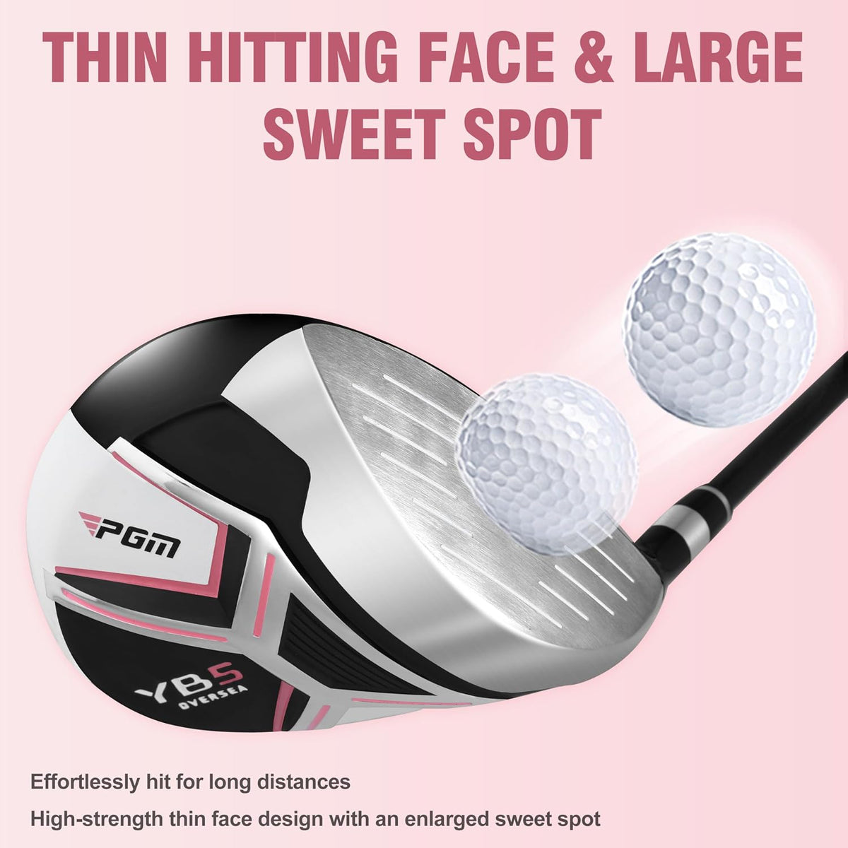 PGM Womens 12 Piece Golf Club Set Right Hand With Pink Stand Bag--Golf World-Golf World