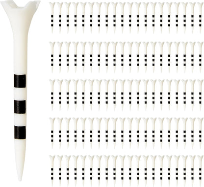 Amazon Basics Recycled Plastic Golf Tees With Height Markers 100 Pack--Golf World-Golf World