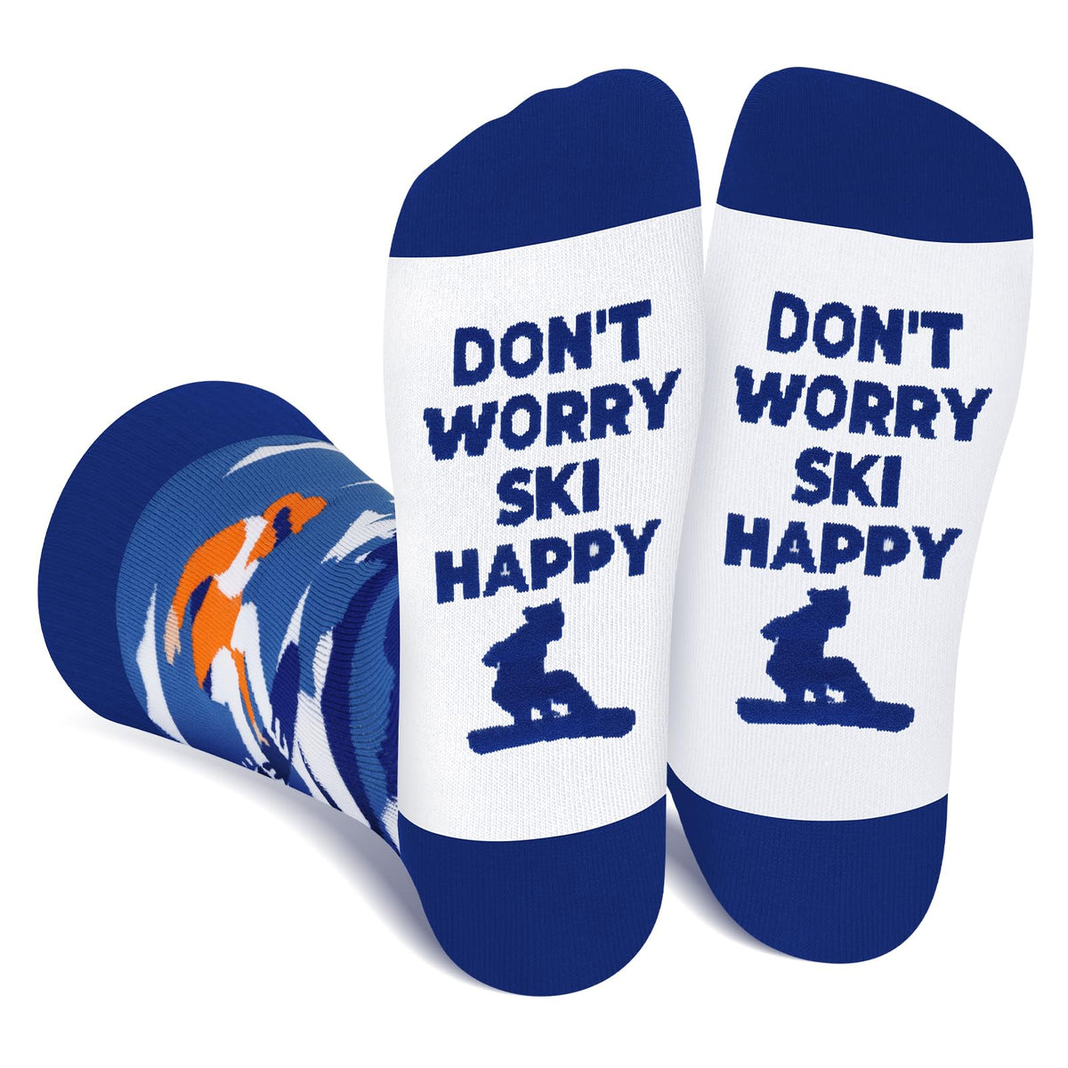 Funny Socks for Men Women - FORCED TO WORK Novelty Funky Socks Fun Gifts - Birthday Christmas Gifts for Men Teen Boys