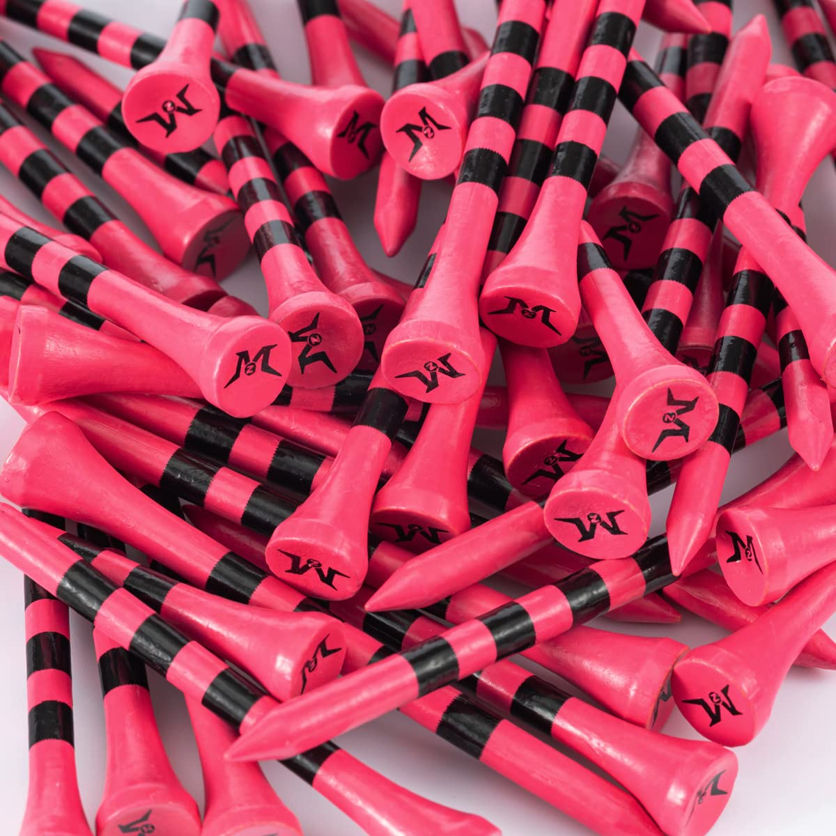 MAZEL Natural Wood Golf Tees Low Friction Two Sizes 50 or 120 Pack--Golf World-Golf World