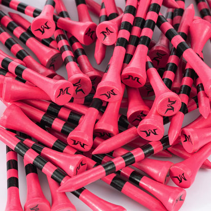 MAZEL Natural Wood Golf Tees Low Friction Two Sizes 50 or 120 Pack--Golf World-Golf World