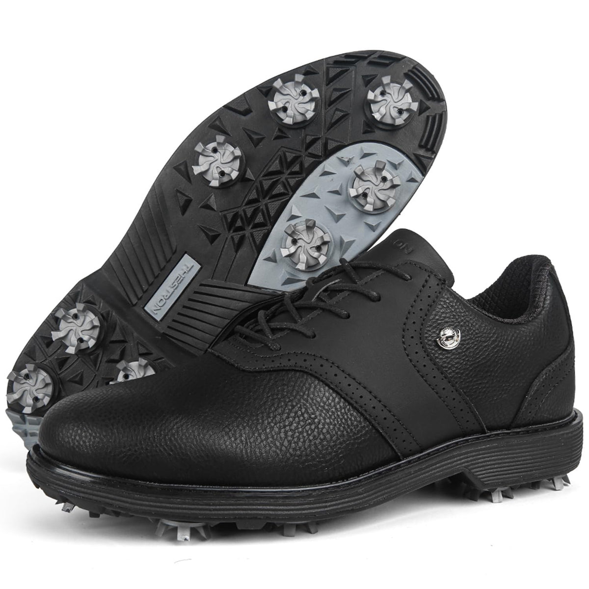 Spikes Golf Shoes Men Professional Golf Shoes Waterproof Walking Footwears for Golfers Outdoor Gym Sneakers