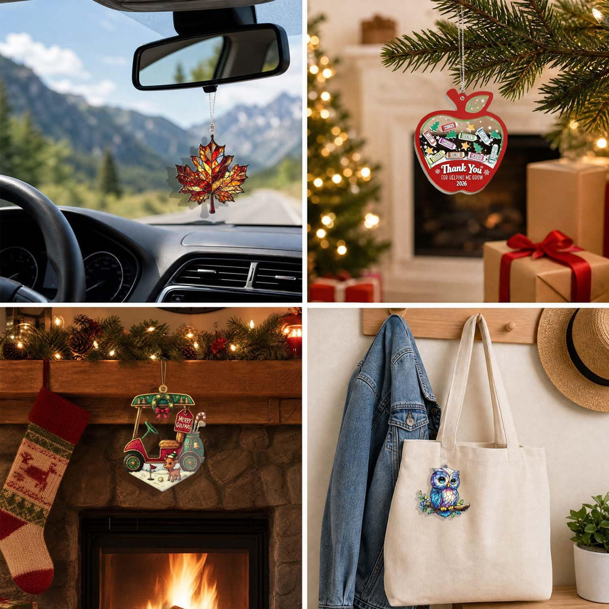 Golf Christmas Ornaments 2026 - Golf Gifts - Golfs Themed Gift - Christmas Ornament 2026 - White Elephant Gifts - Xmas Tree Funny Decoration Gift for Friends, cowoker, Men, Women, Coach, Office