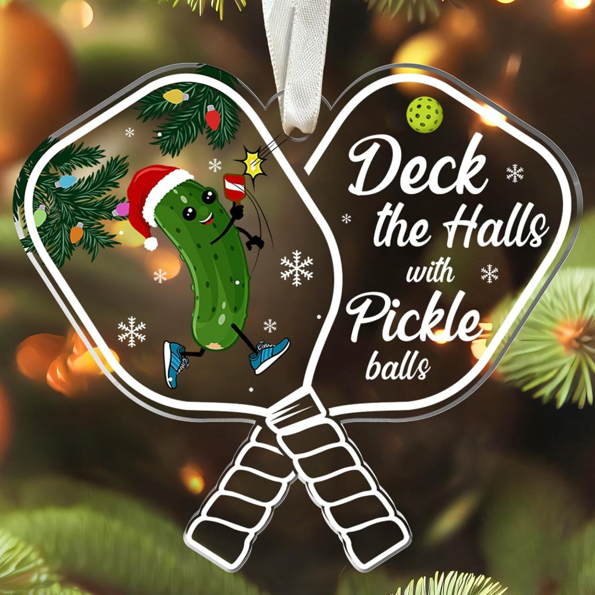 Golf Ball Christmas Ornament 2026, Golf Gift for Men & Women, Christmas Tree Decoration, Golfer Holiday Keepsake, Coach Gift