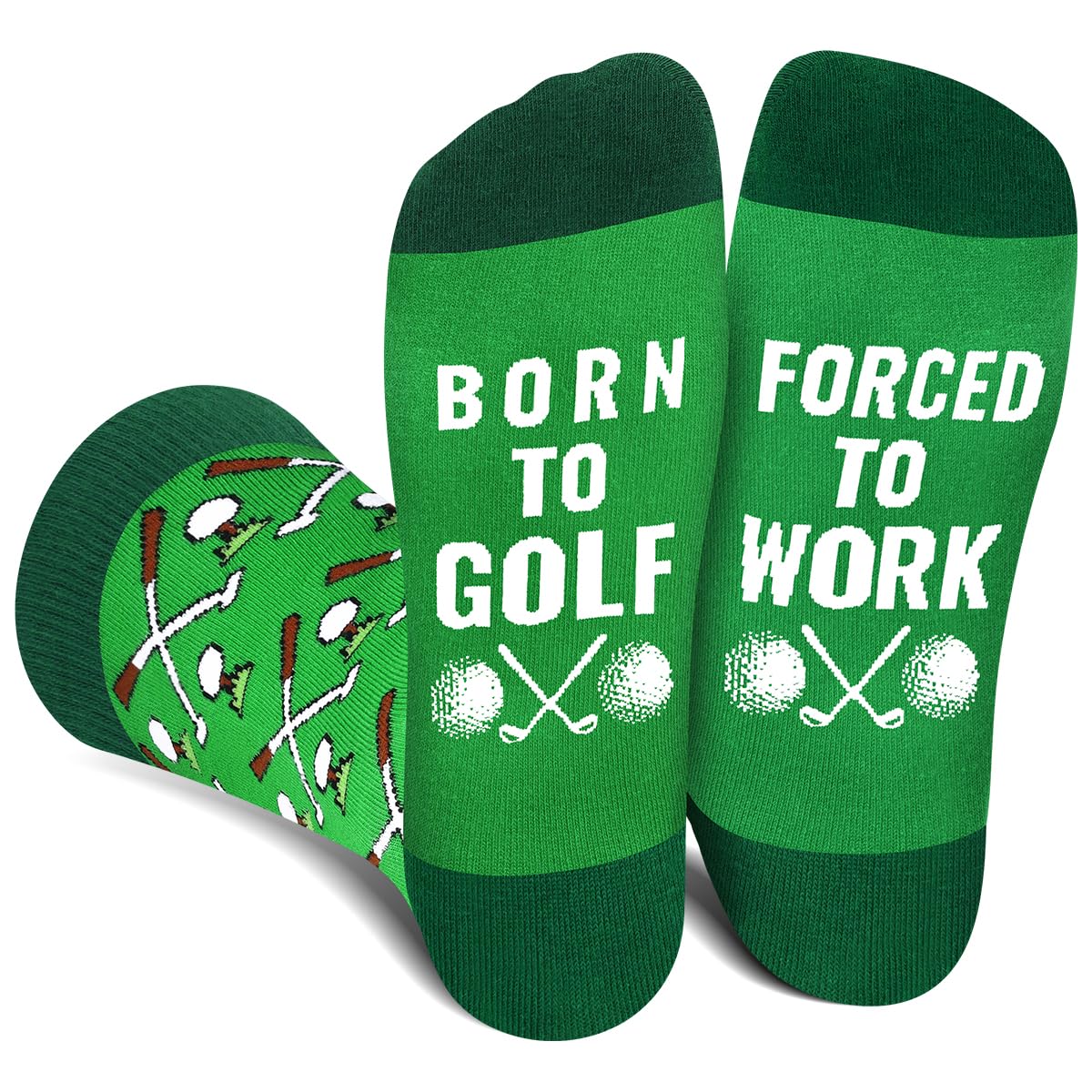 Funny Socks for Men Women - FORCED TO WORK Novelty Funky Socks Fun Gifts - Birthday Christmas Gifts for Men Teen Boys