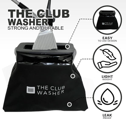 Golf Club Washer Ball And Club Cleaner Brush Portable Golf Tool--Golf World-Golf World